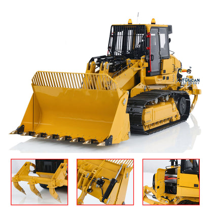 1/14 LESU 973K RC Hydraulic Loaders Upgrade Version Tracks Car Model Kit/PNP RTR Simulation Vehicle DIY 626.7*228*266mm