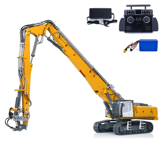 BUY 1 GET 1 FREE CUT 1/14 K970-300 Hydraulic RC Excavator Remote Control Demolition Machine TandemXE