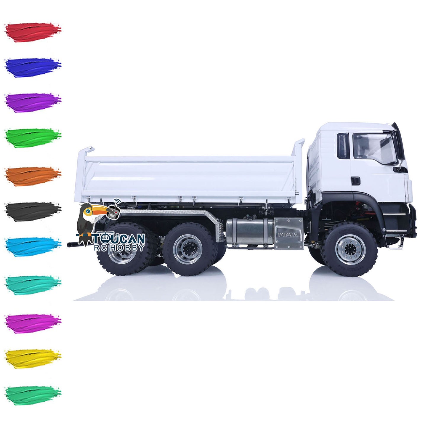 LESU Metal 1/14 RC Hydraulic Euipment Radio Control Dumper Truck RTR Tipper Emulated Car Hobby Model Optional Version