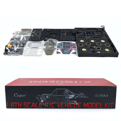 US Stock Capo U4 CD1582X Queen 1/8 RC Crawler 4*4 Remote Control Racing Vehicles KIT 2-Speed Transmission