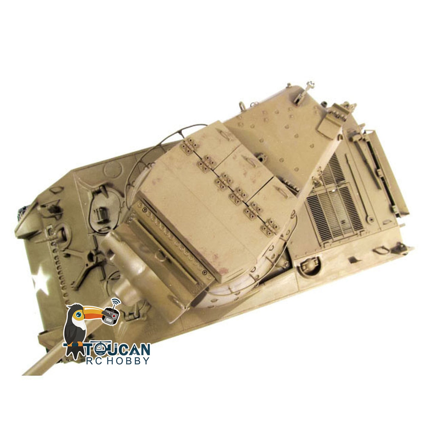 US STOCK Mato Metal 1/16 Scale RC Tank Remote Controlled Military Panzer Army Vehicle M36B1 Destroyer Infrared RTR 1231 Simulation Models