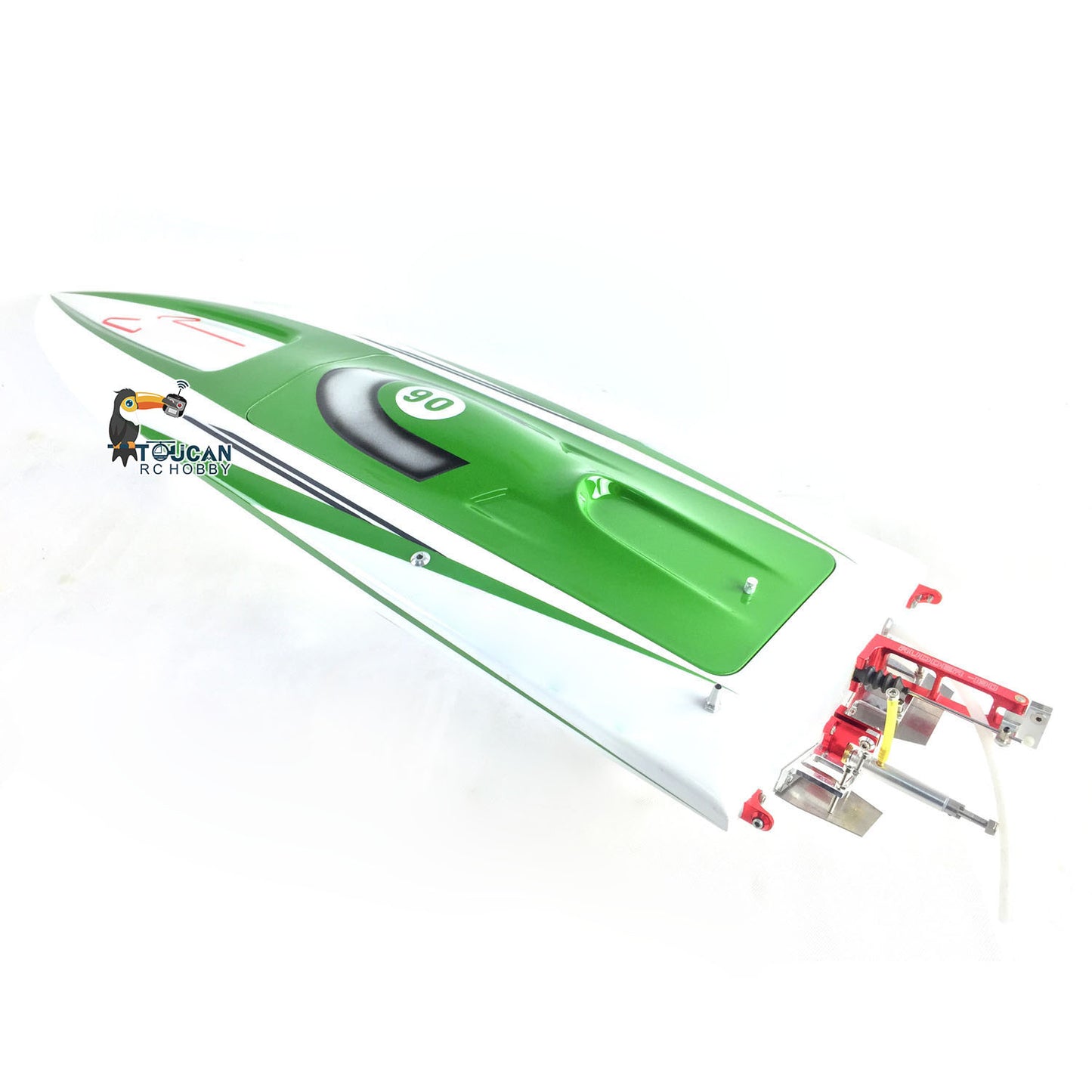 E36 Fiber Glass 2.4Ghz Blue Electric Racing RTR RC Boat W/ Motor Servo ESC Battery Transmitter DIY Model 845*245*130mm 75-80km/h