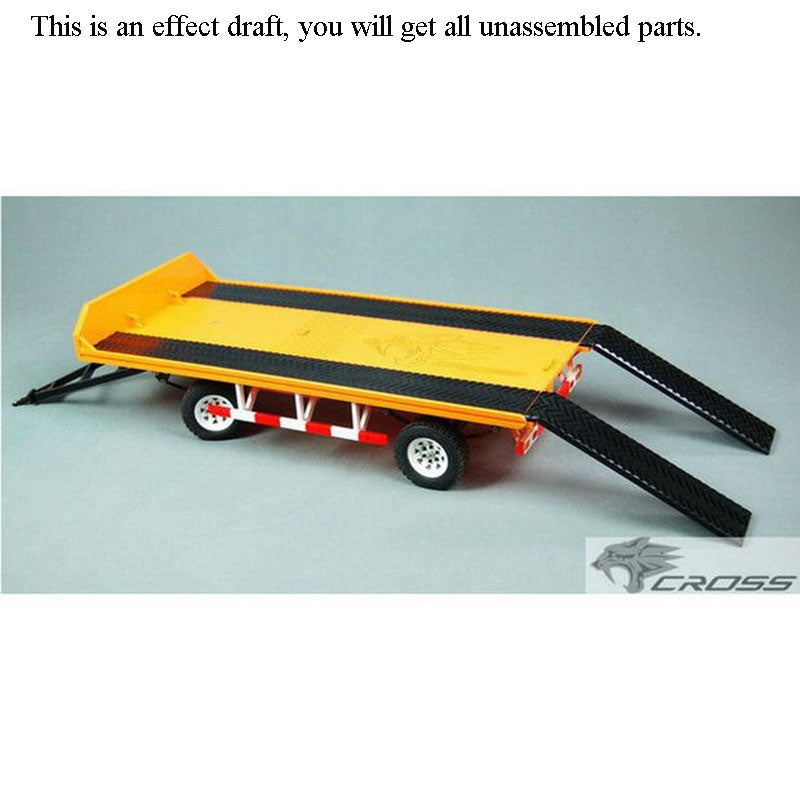 CROSS RC Model Plastic 1/12 Scale Full Trailer Truck T002 KIT unassembled Tractor Car Wheel 725*260*160MM Hobby DIY Model