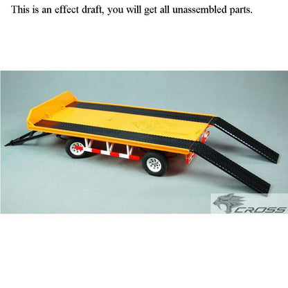 CROSS RC Model Plastic 1/12 Scale Full Trailer Truck T002 KIT unassembled Tractor Car Wheel 725*260*160MM Hobby DIY Model