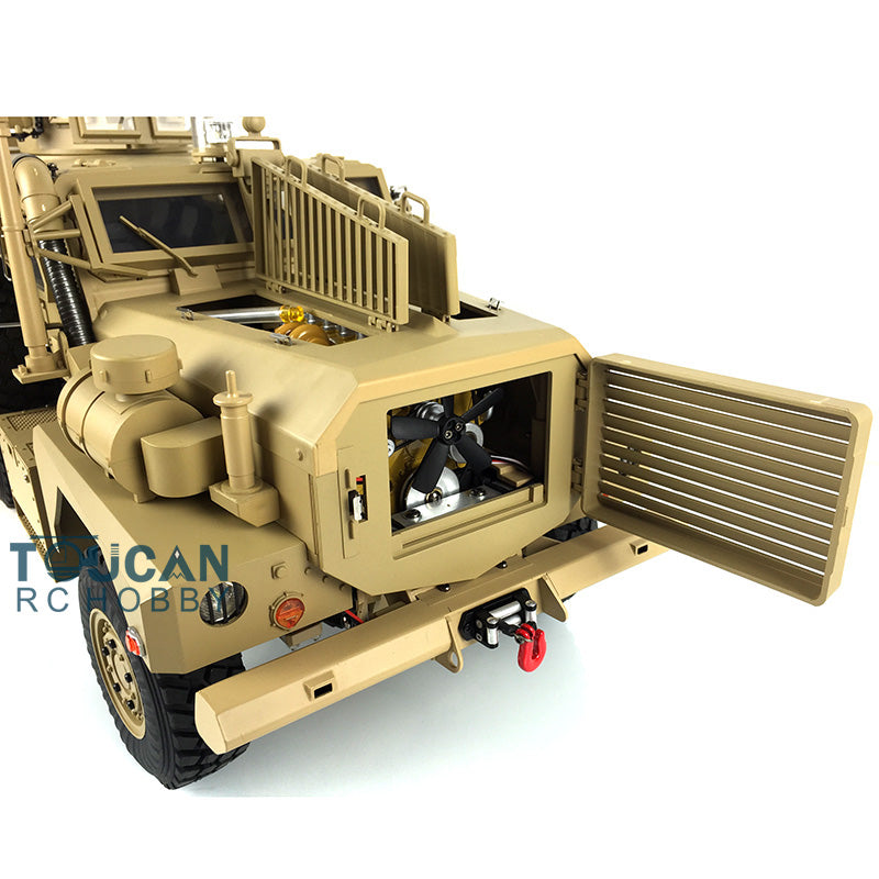 US Stock 6x6 MRAP Vehicle 1/12 RC Cougar 16CH Radio Explosion