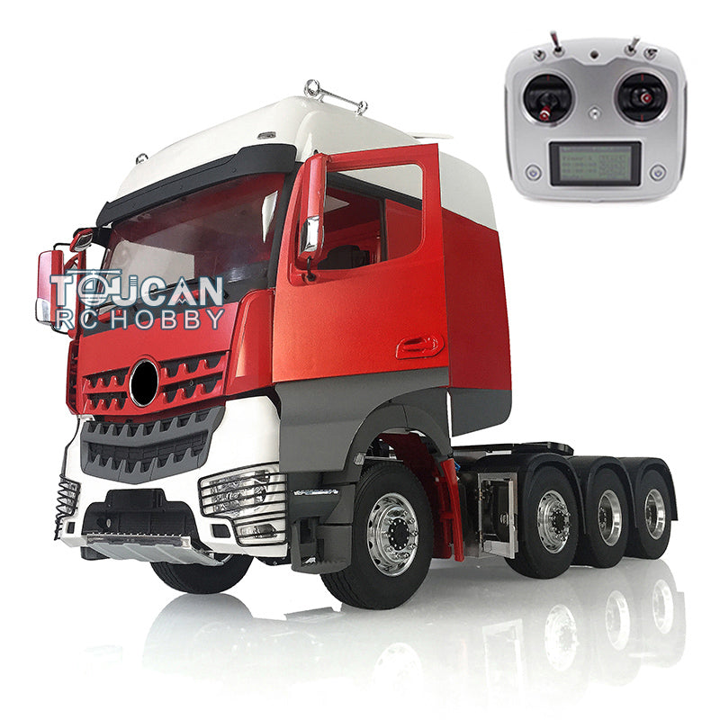 1/14 LESU 8*8 RC 3 Speed Metal Chassis Highline Tractor Truck Model DIY RC Cabin W/ Light Sound ESC Optional Versions