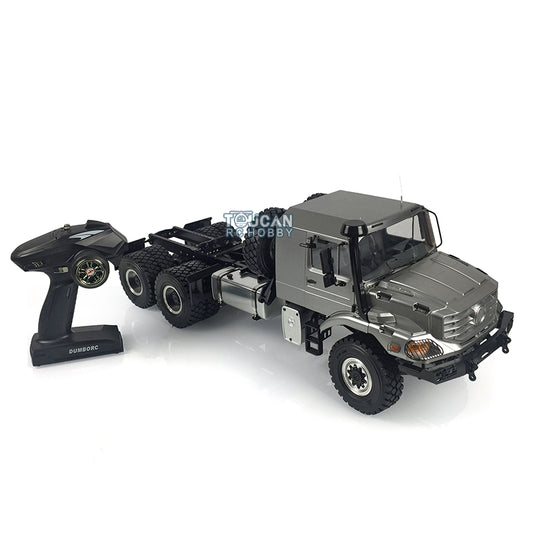 US Stock JDModel 1/14 Scale Metal 6*6 RC Off-road Tractor Truck Radio Controlled Car Differential Axle Metal Chassis