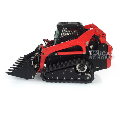 US STOCK RC LESU 1/14 Metal Hydraulic Aoue-LT5 Tracked Skid-Steer Loader RTR  Lights Sounds Truck Model