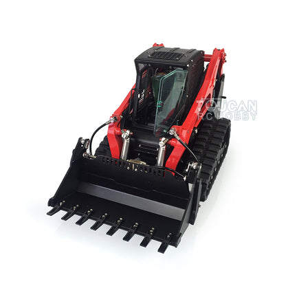 US STOCK RC LESU 1/14 Metal Hydraulic Aoue-LT5 Tracked Skid-Steer Loader RTR  Lights Sounds Truck Model