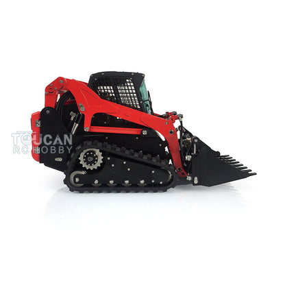 US STOCK RC LESU 1/14 Metal Hydraulic Aoue-LT5 Tracked Skid-Steer Loader RTR  Lights Sounds Truck Model