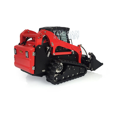 US STOCK RC LESU 1/14 Metal Hydraulic Aoue-LT5 Tracked Skid-Steer Loader RTR  Lights Sounds Truck Model