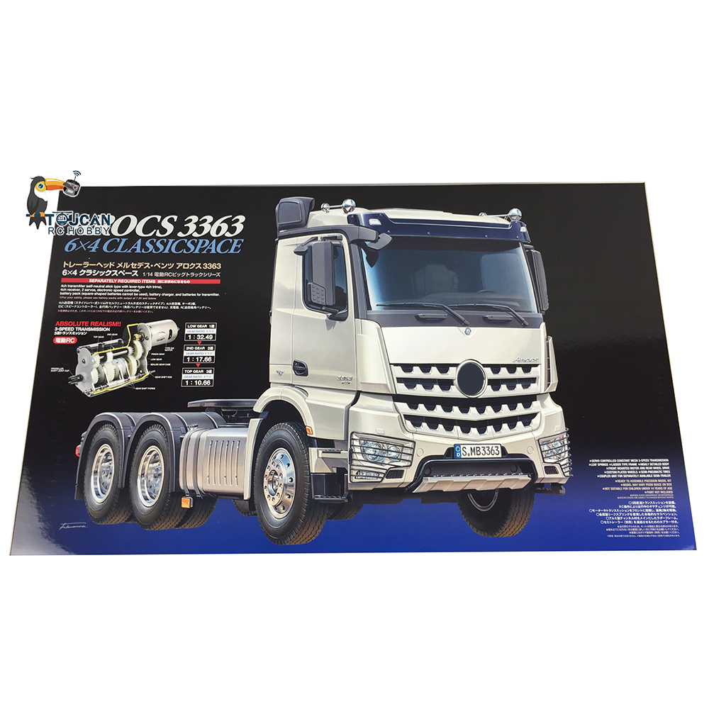 TAMIYA 1/14 3363 56352 6x4 RC Tractor Truck Remote Controlled Trailer KIT 540 Motor Hobby Model Electric Machine Toys