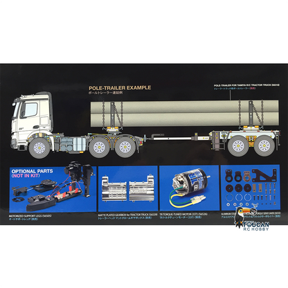 TAMIYA 1/14 3363 56352 6x4 RC Tractor Truck Remote Controlled Trailer KIT 540 Motor Hobby Model Electric Machine Toys