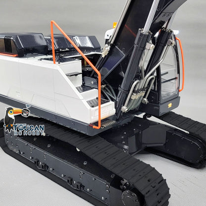 Metal MTMODEL 1/14 2 Arms RC Hydraulic Excavator EC380 Tracked Electric Wireless Control Digger Heavy Machine Vehicles Model