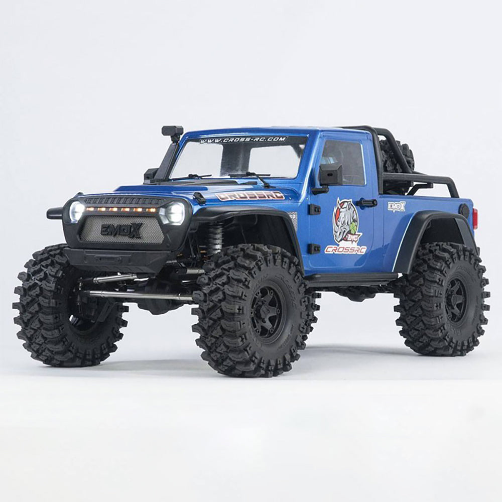 CROSSRC 4X4 RC Crawler Car Emulated 1/8 EMOX Remote Control Off-road Vehicles Hobby Models KIT DIY Part Light 2-Speed Transmission