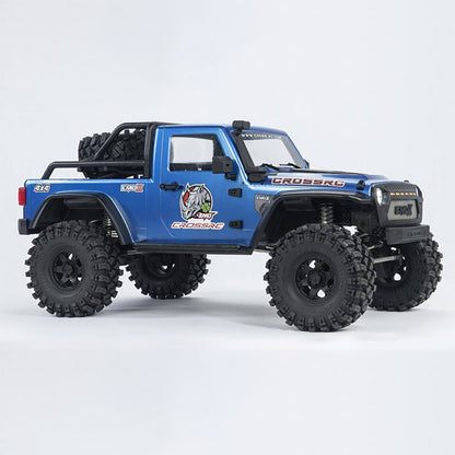 CROSSRC 4X4 RC Crawler Car Emulated 1/8 EMOX Remote Control Off-road Vehicles Hobby Models KIT DIY Part Light 2-Speed Transmission