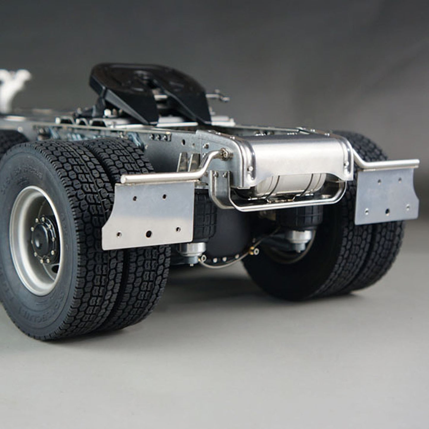 ScaleClub 1/14 6x6 Metal Chassis for RC Tractor Remote Controlled Truck R62 R73 Electric Model Air Suspension Optional Types