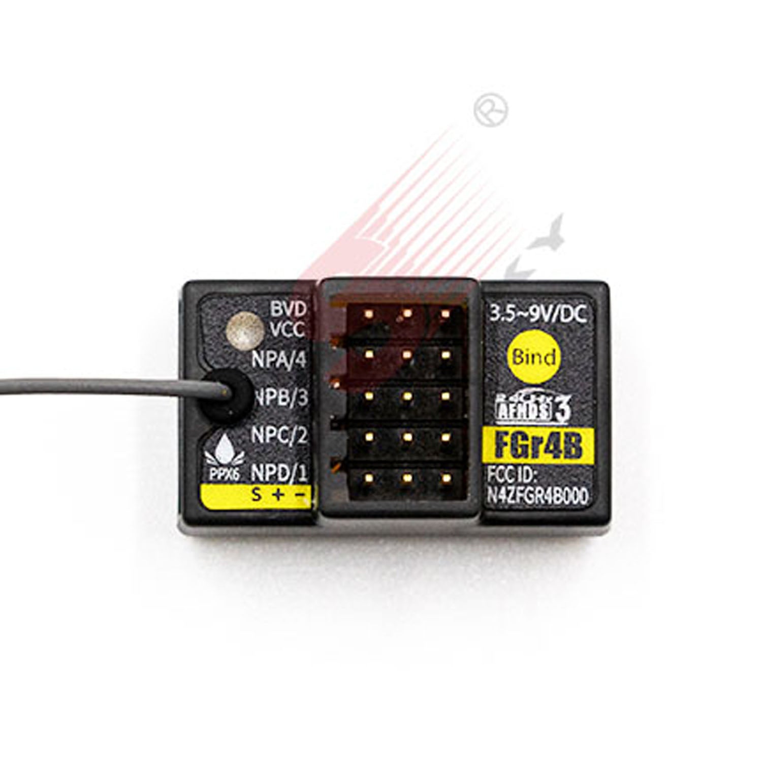 FLYSKY FGR4B 2.4G 4CH Receiver NB4+ Transmitter For PL18EV PL18 RC Tru ...