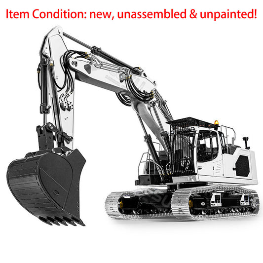 IN STOCK LESU LR945 1/14 3-arm RC Hydraulic Equipment Metal Excavator Remote Control Digger Electric Vehicle Kits PNP RTR Optional Versions