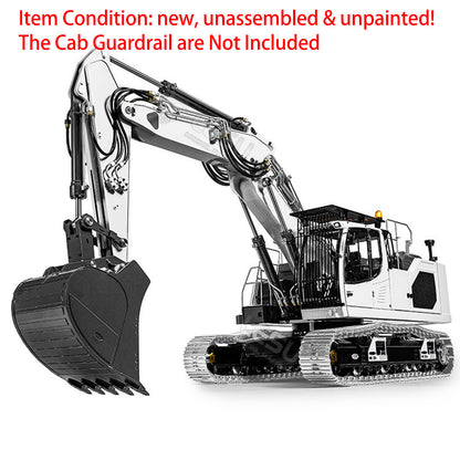 IN STOCK LESU LR945 1/14 3-arm RC Hydraulic Equipment Metal Excavator Remote Control Digger Electric Vehicle Kits PNP RTR Optional Versions