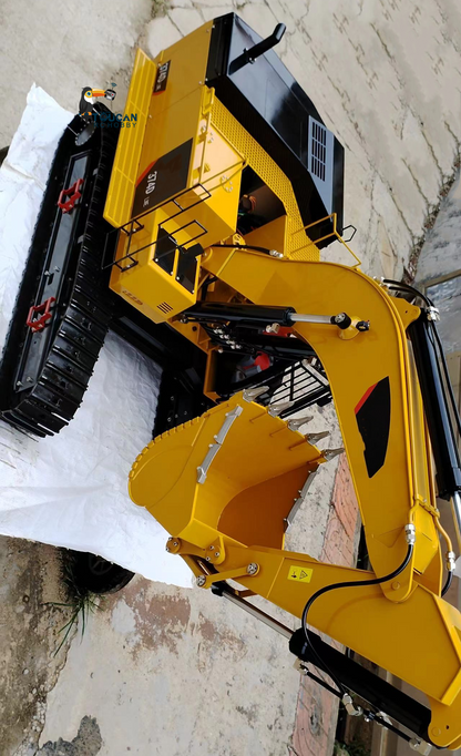 Pre-order 150KG! TOUCAN 1/8 374D Hydraulic RC Excavator Heavy-duty Remote Controlled Digger Model 180*78*80cm