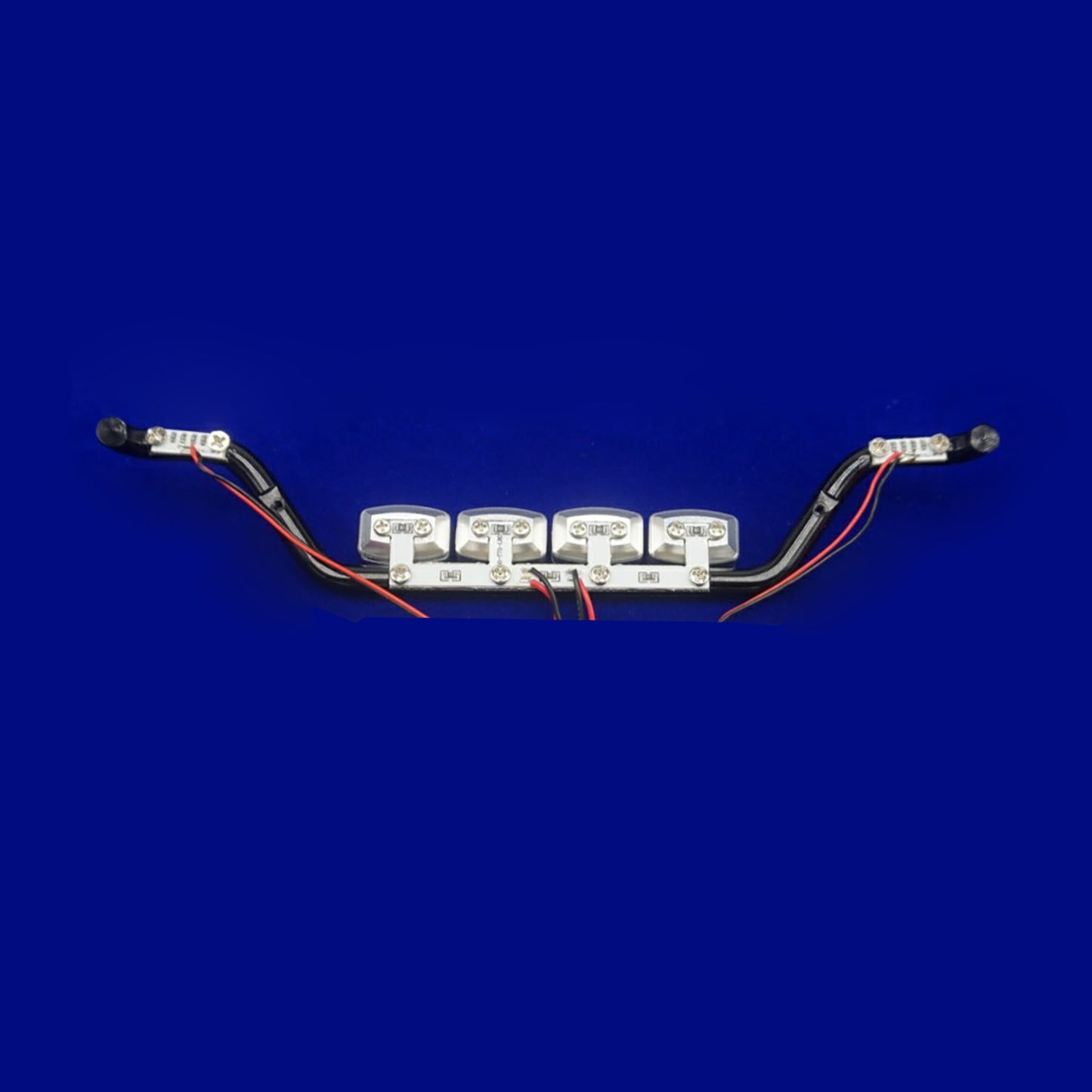 Cabin Aluminium LED Bar Light for 1/14 RC Tractor Truck 56323 56371 770S High-top R620 R730 1851 Remote Control Car DIY Models