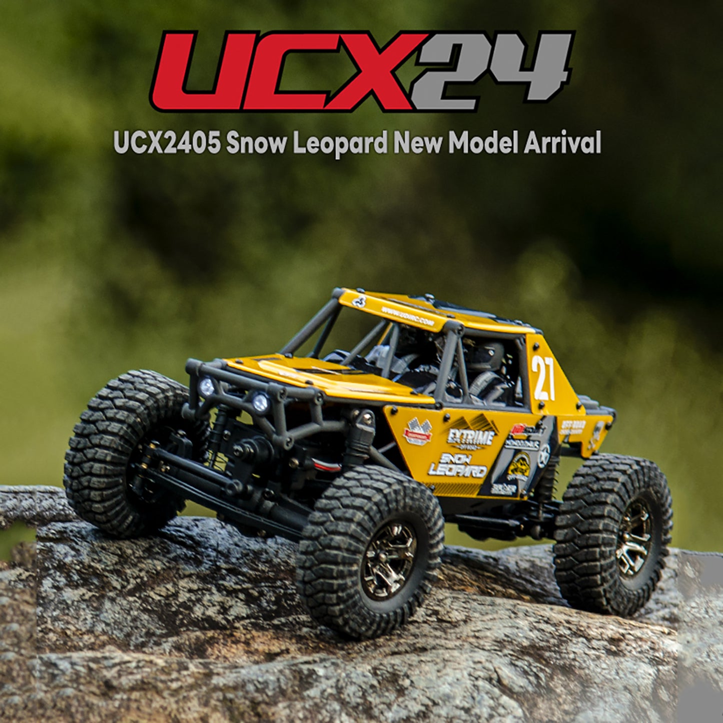 UdiRC UCX2405PRO 1/24 2.4G 4WD RC Rock Crawler Brushless Motor ESC Radio Controlled Off-Road Vehicles RTR Model Car Toys Battery