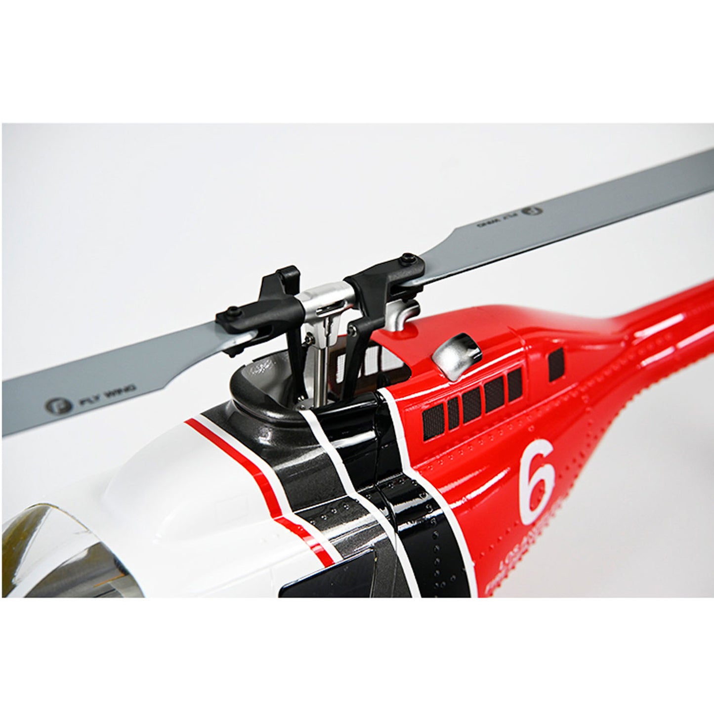 RC Scale Army Helicopter FLYWING 206 V3 RTF Smart Drone Brushless Motor Painted and Assembled GPS EEP Carrying Case