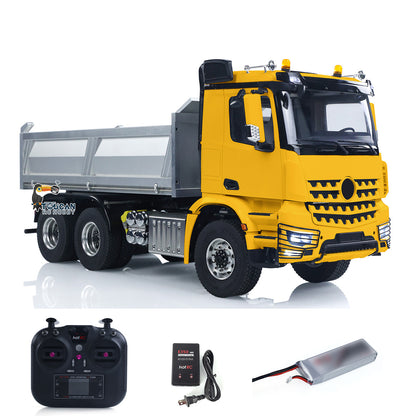 3348 Metal Chassis RTR 1/14 RC Hydraulic Dumper 2Speed Remote Control Tipper Car NO Lock Differential Light Sound Radio Battery