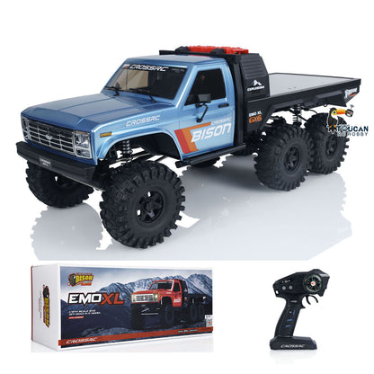 CORSSRC EMO XL 1/8 6WD 6x6 RC Crawler Car Radio Control Off-road Hauler Vehicles DIY Model Two-speed Transmission 775*302*288mm