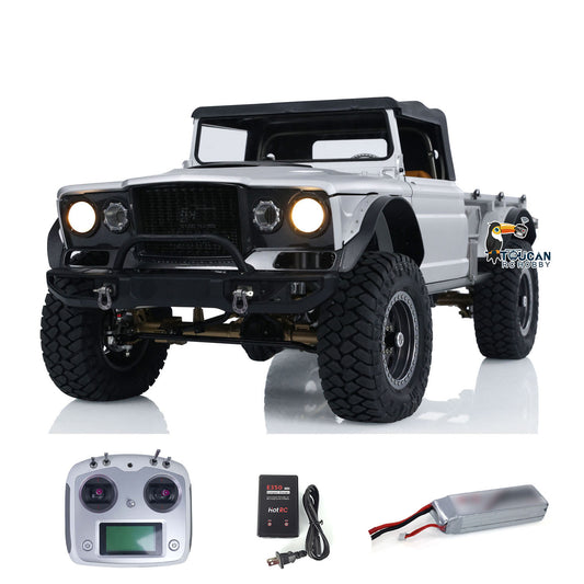 TWOLF 1/10 M715 RTR RC Metal Crawler Remote Controlled Off-road Climb Simulation Truck Sounds Lights Smoke Smoke Unit