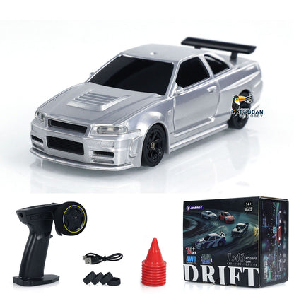 1:43 TOUOCAN HOBBY Plastic Mini Drift RC Car Race Car Toy Remote Control Radio Lights Traffic Safety Cone 11*4.5*3CM