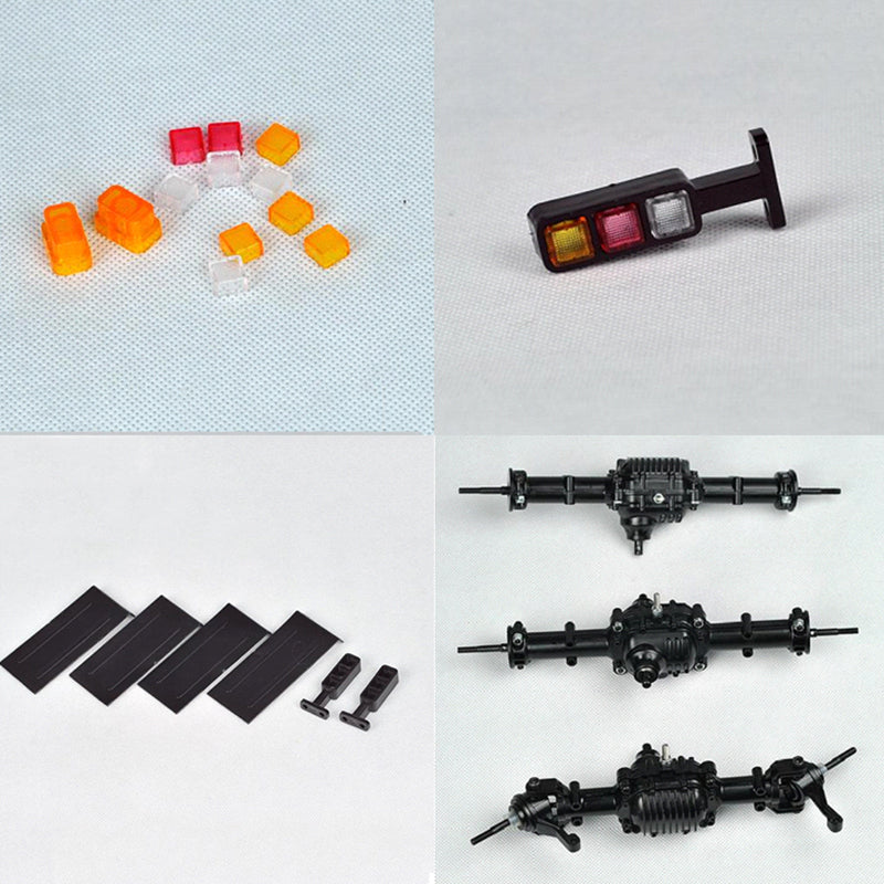 CROSSRC 1/12 Model XC6-A Off Road Military Truck KIT Motor Light Car 6*6 Vehicle 621*210*249MM Light System ESC Servo