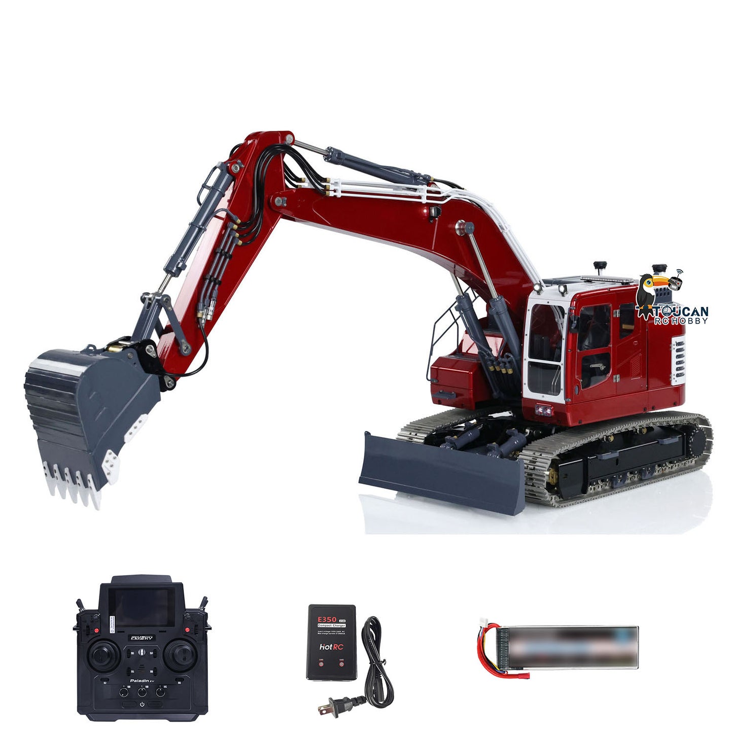 IN STOCK Customized LESU 1/14 RC Hydraulic Excavator ET26B PL18EV RTR Remote Control Diggers Model Painted and Assembled Light Sound System Smoke Unit