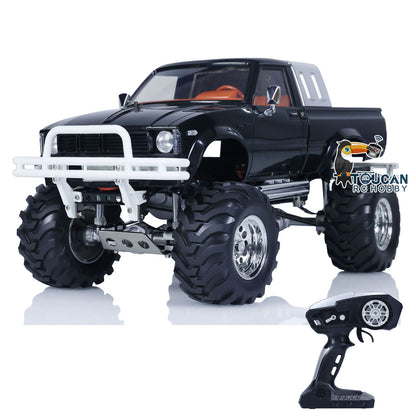 US STOCK HG 1/10 Scale RC Pickup Model 4X4 Rally Car Series Car Racing Crawler 2.4Ghz RTR Black ESC Motor Servo Battery Radio sys