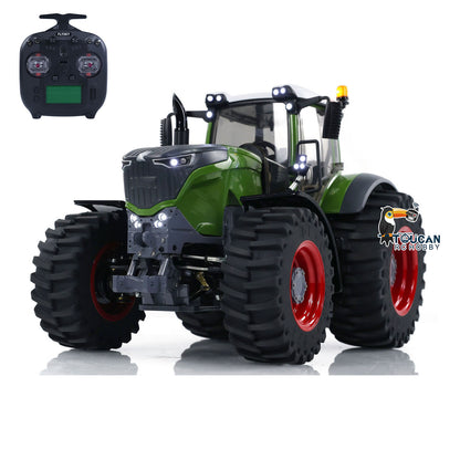 IN STOCK LESU 1/16 4X4 Fendt 1050 RC Tractors Metal Chassis Ready to Run Car Differential Lock Model FrSky ST8 ESC Servo Motor DIY Vehicle