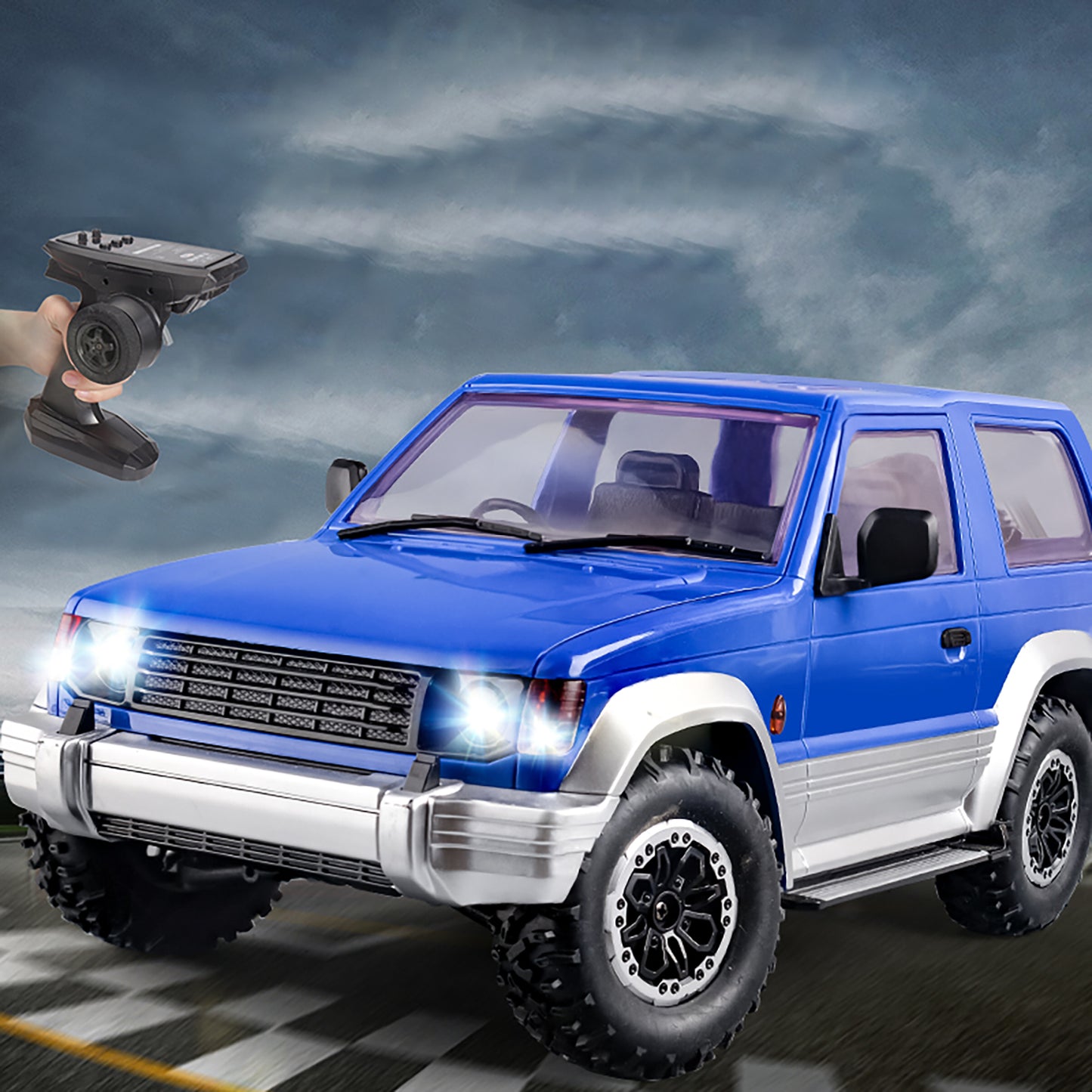 LDRC LD1297 4x4 1/14 Scale RC Off-road Vehicles 4WD Wireless Control Crawler Car Model KIT/RTR Optional Ver Light Sound System