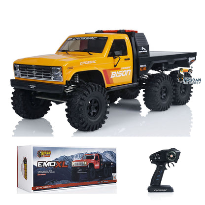 CORSSRC EMO XL 1/8 6WD 6x6 RC Crawler Car Radio Control Off-road Hauler Vehicles DIY Model Two-speed Transmission 775*302*288mm