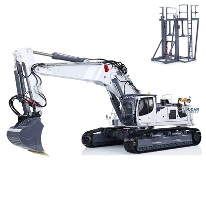 Heavy Machine 1/14 RC Full Hydraulic Excavator LESU LR960 Construction Digger