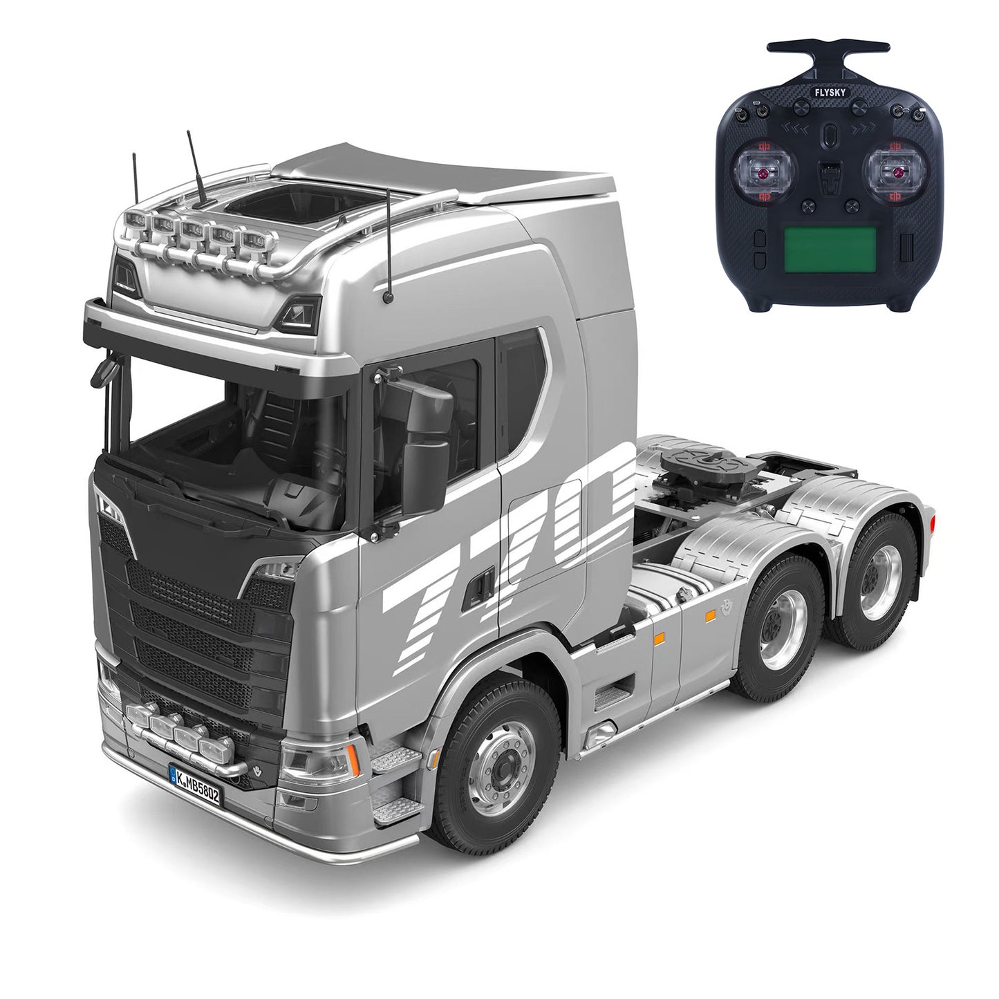 Pre-order KABOLITE 6*6 RC Tractor Truck 5802 770S Radio Control DIY Car Hobby Model Light Sound