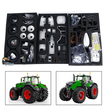 1/14 4*4 Brand New LESU AOUE 1050 Metal Hydraulic RC Tractor Remote Control Car Model Kits Unassembled Simulation Vehicle Sound Light