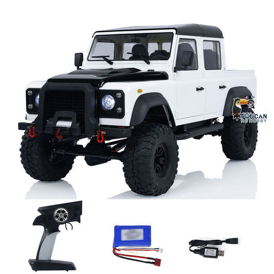 Double E 1/8 RC Pickup 4WD E102-003 4x4 Radio Control Rock Crawler Car Hobby Model Ready to Run Painted Assembled ESC Servo