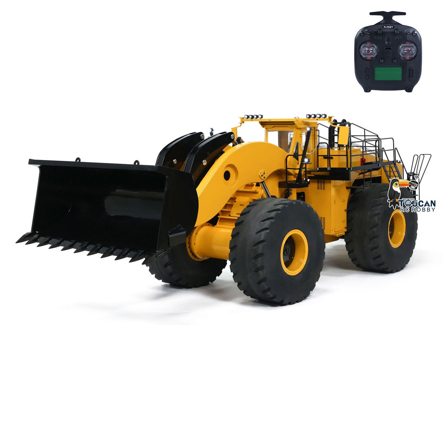 150KG 1/14 L2350 TOUCAN RC Hydraulic Loader Heavy Duty Remote Control Construction Vehicles Sound Light System Smoke Unit