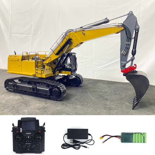1/14 374 UHD 4-arm RC Hydraulic Demolition Excavator Radio Control Digger Assembled & Painted PL18EV Sound Light System