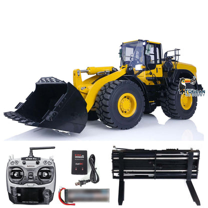 1/14 MTM Metal Assembled RC WA480 RTR Hydraulic Loader Model W/ Battery Reversible Bucket Tiltable Dozer Blade