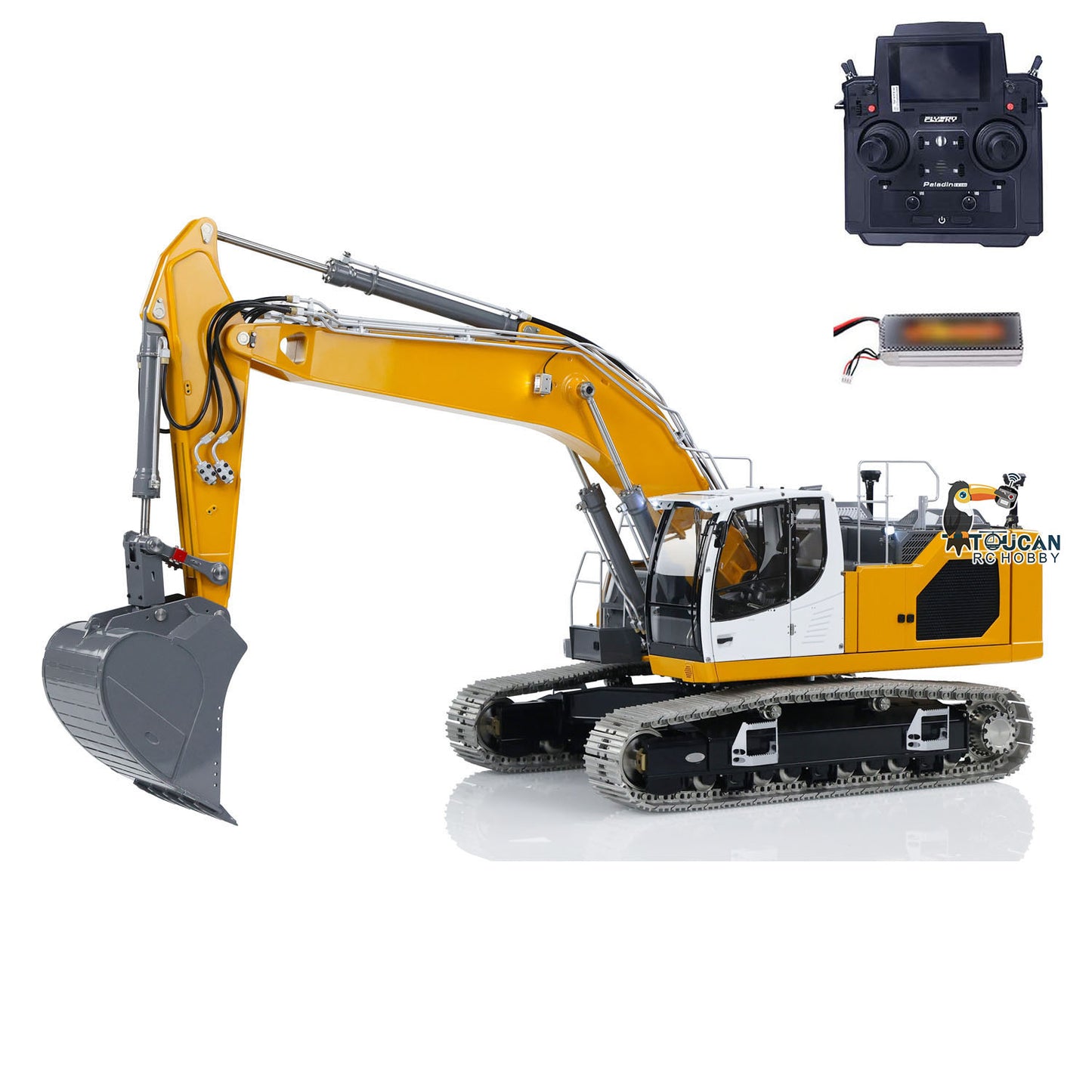 Metal LESU Aoue-LR945 1/14 Hydraulic RC Excavator Simulation Construction Vehicles Remote Control Digger Model Car 7CH