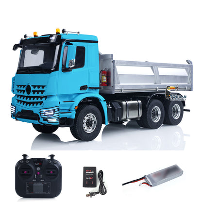 3348 Metal Chassis RTR 1/14 RC Hydraulic Dumper 2Speed Remote Control Tipper Car NO Lock Differential Light Sound Radio Battery