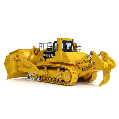 Metal JDMODEL 1/14 RC Hydraulic Bulldozer 575 Huge Dozer Heavy Machine Frsky X14 Radio RTR Mix Controlled Car Upgrade Smoking