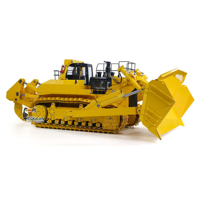 Metal JDMODEL 1/14 RC Hydraulic Bulldozer 575 Huge Dozer Heavy Machine Frsky X14 Radio RTR Mix Controlled Car Upgrade Smoking