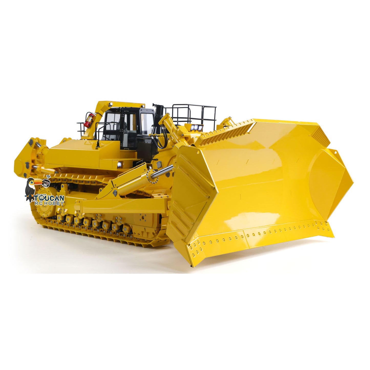 Metal JDMODEL 1/14 RC Hydraulic Bulldozer 575 Huge Dozer Heavy Machine Frsky X14 Radio RTR Mix Controlled Car Upgrade Smoking